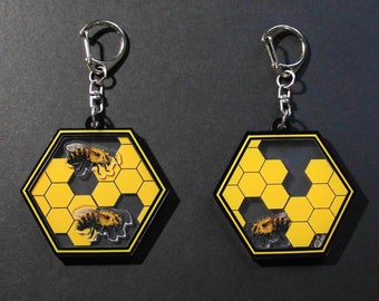 Honey Bee Shaker Charm