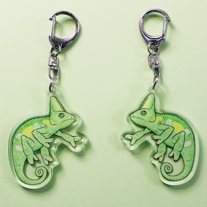 5,5 cm Chamäleon Anhänger