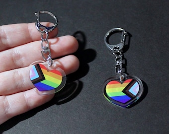 Pride Heart Charms