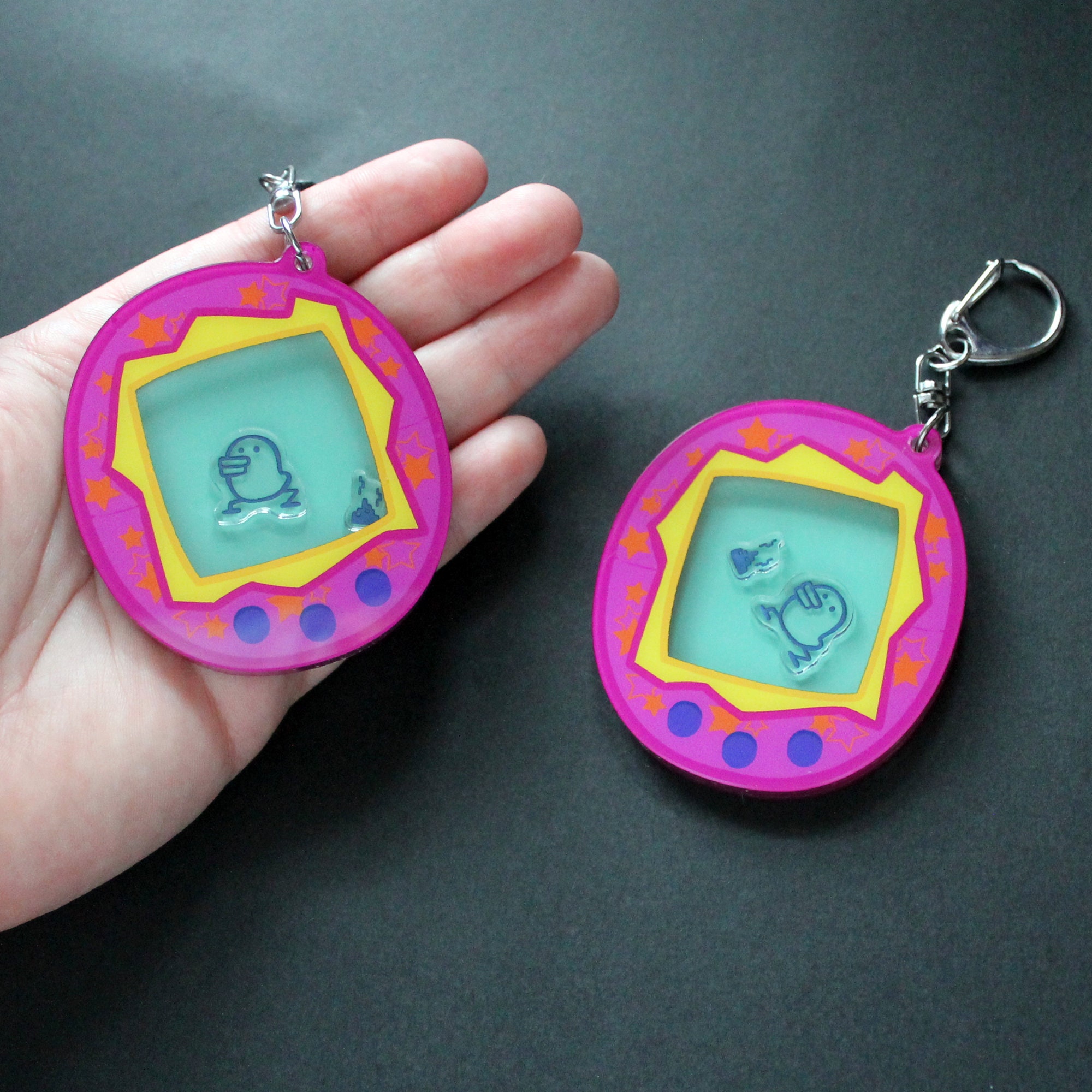 Tamagotchi 90s Nostalgia Shaker Charm - Etsy