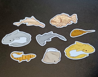 Ocean Critter Sticker Pack (Waterproof)