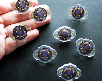 Luxon Beacon Mini Acrylic Pins