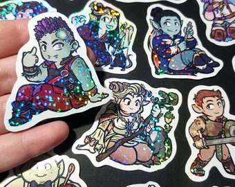 CR Campaign 3 holo stickers