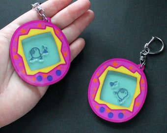 Tamagotchi 90s nostalgia shaker charm