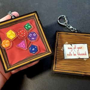 Dice Box Shaker Charm