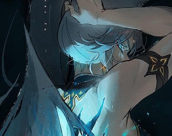 Feixiao [HSR] | 4"X6", 11"X17" FOIL PRINT