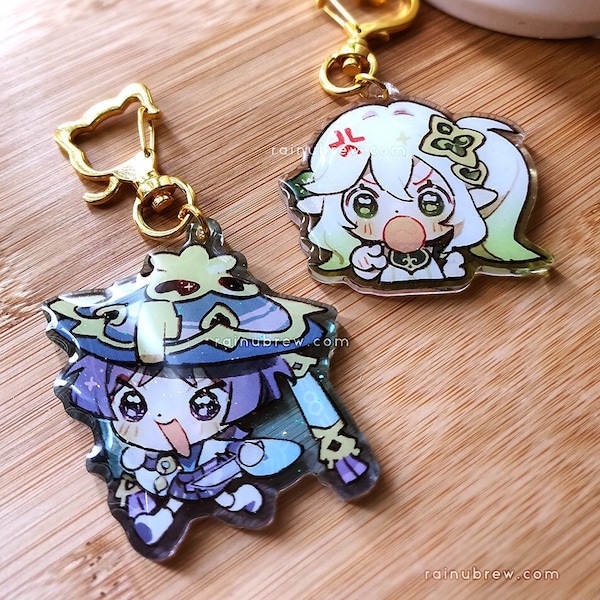 Wanderer x Nahida (Genshin Impact) | 1.5-2 inch charms