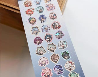 Honkai Star Rail Beans [HSR] 2.7" x 7" Sticker Sheet