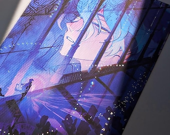 Flins [Genshin] | 4"X6", 11"X17" Foil Print