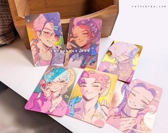 Kpop blue tiger Foil Pocas