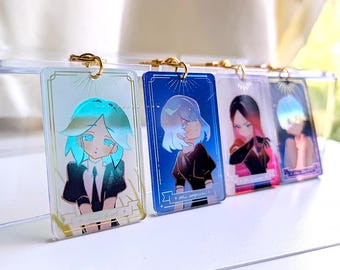 Rock Gem people | 2.25 inch holographic charms