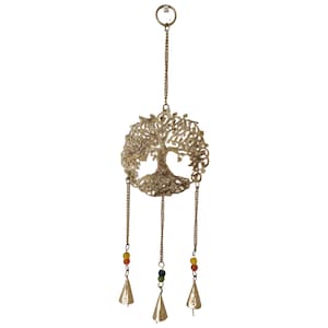 Tree of Life wind chime Hanging decoration With Beads and Bells, Hanging decorate for Garden, Patio, porch or backyard