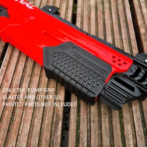 Hexagon Pump grip for Nerf Rival Takedown - 3D printed part only