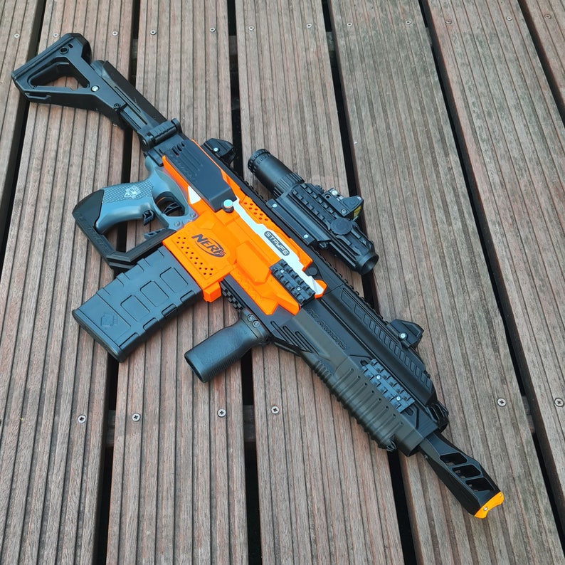 Custom DMR Kit für die Nerf Stryfe 3D gedruckt Cosplay Larp nur die 3D gedruckten Teile Bild 2