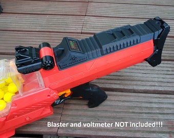 Nerf Rival NEMESIS - Custom battery door with a hole for a voltmeter - 3D printed