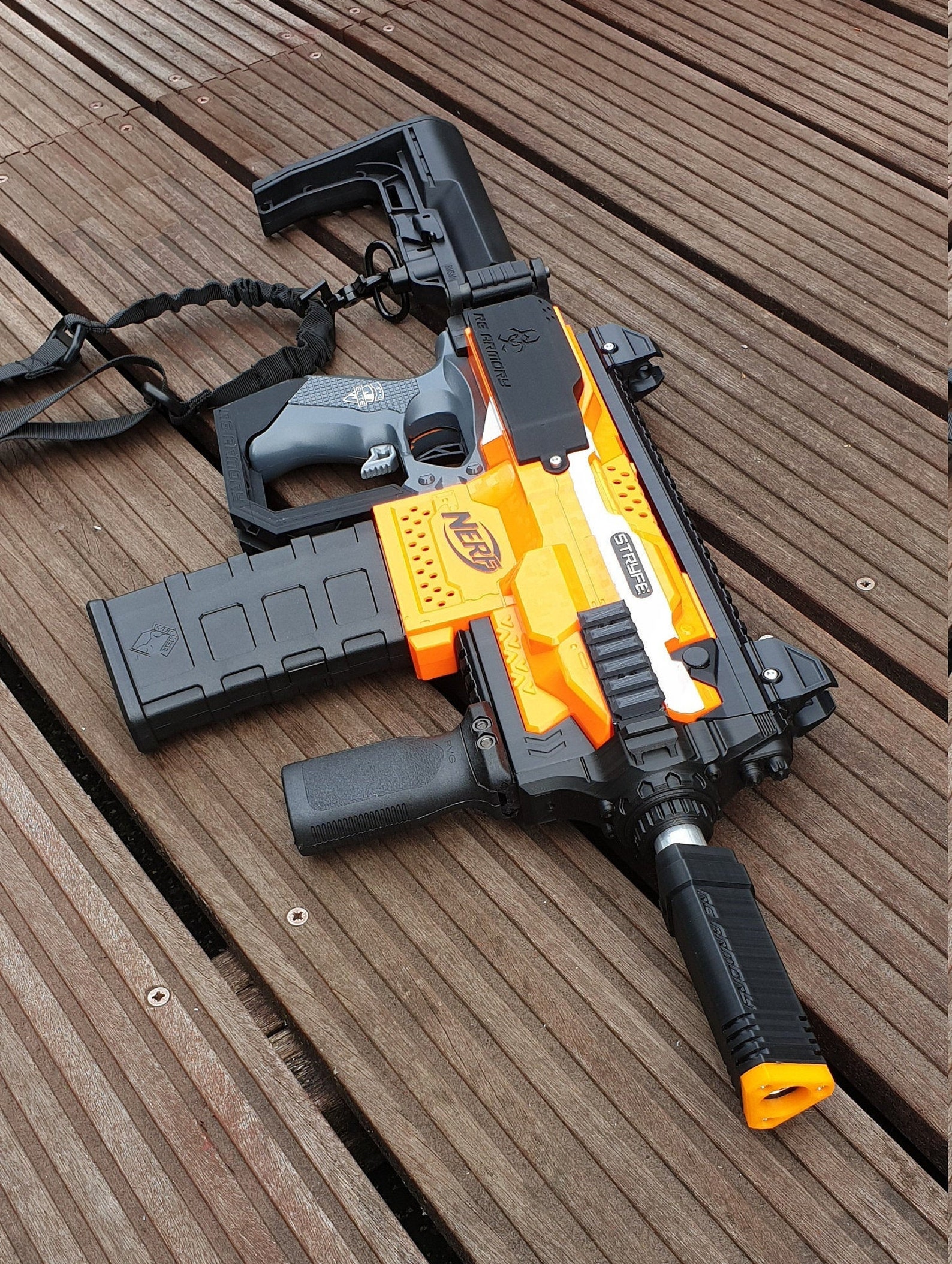 Behring P4 Style Kit For Nerf Stryfe 3D Printed Cosplay Etsy