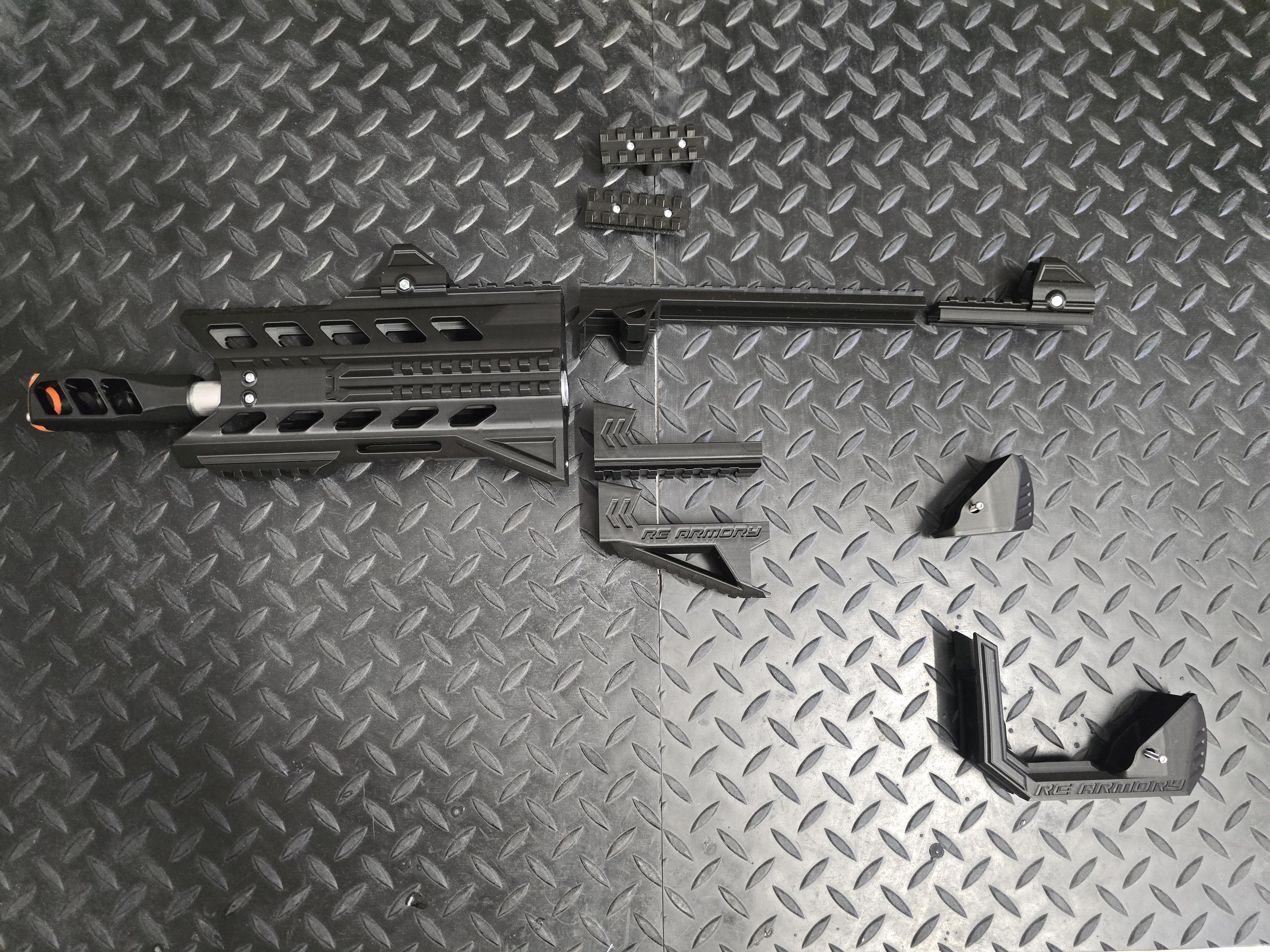 Fortis NIGHT Style Kit for Nerf Stryfe - 3D Printed Cosplay Larp