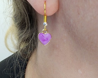 Heart Shape drop Earrings, Valentine's Day