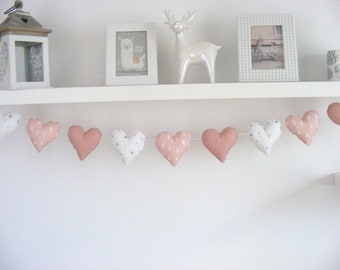 Pretty Pink Fabric Pretty in Pink Fabric Garland Wall Hanging