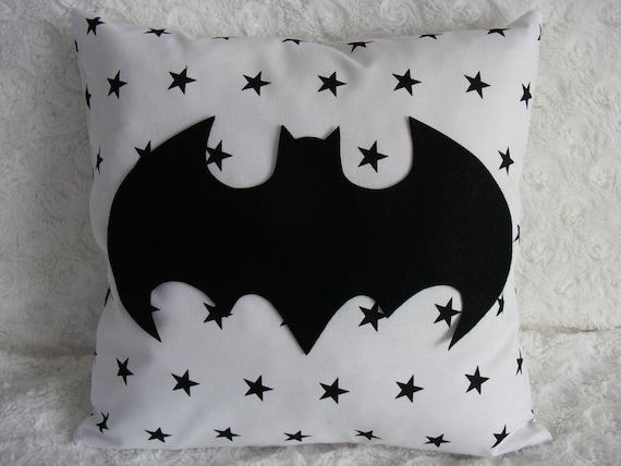 Superhero Batman Pillow Batman Bedroom Decor Baby Boy Pillow Batman Birthday Pillows For Nursery