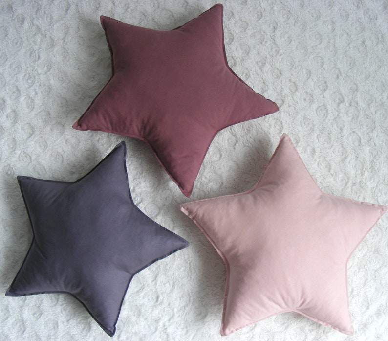 Star Pillow Star Cushion Nursery decor Baby gift Star Etsy