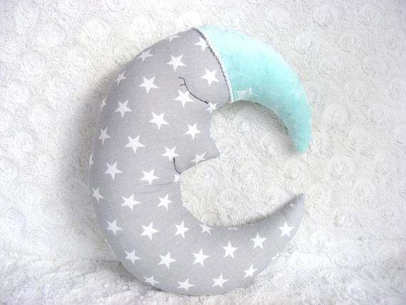 Crescent Moon Pillow Nursery Decor Moon Pillow Moon Cushion Crescent Moon