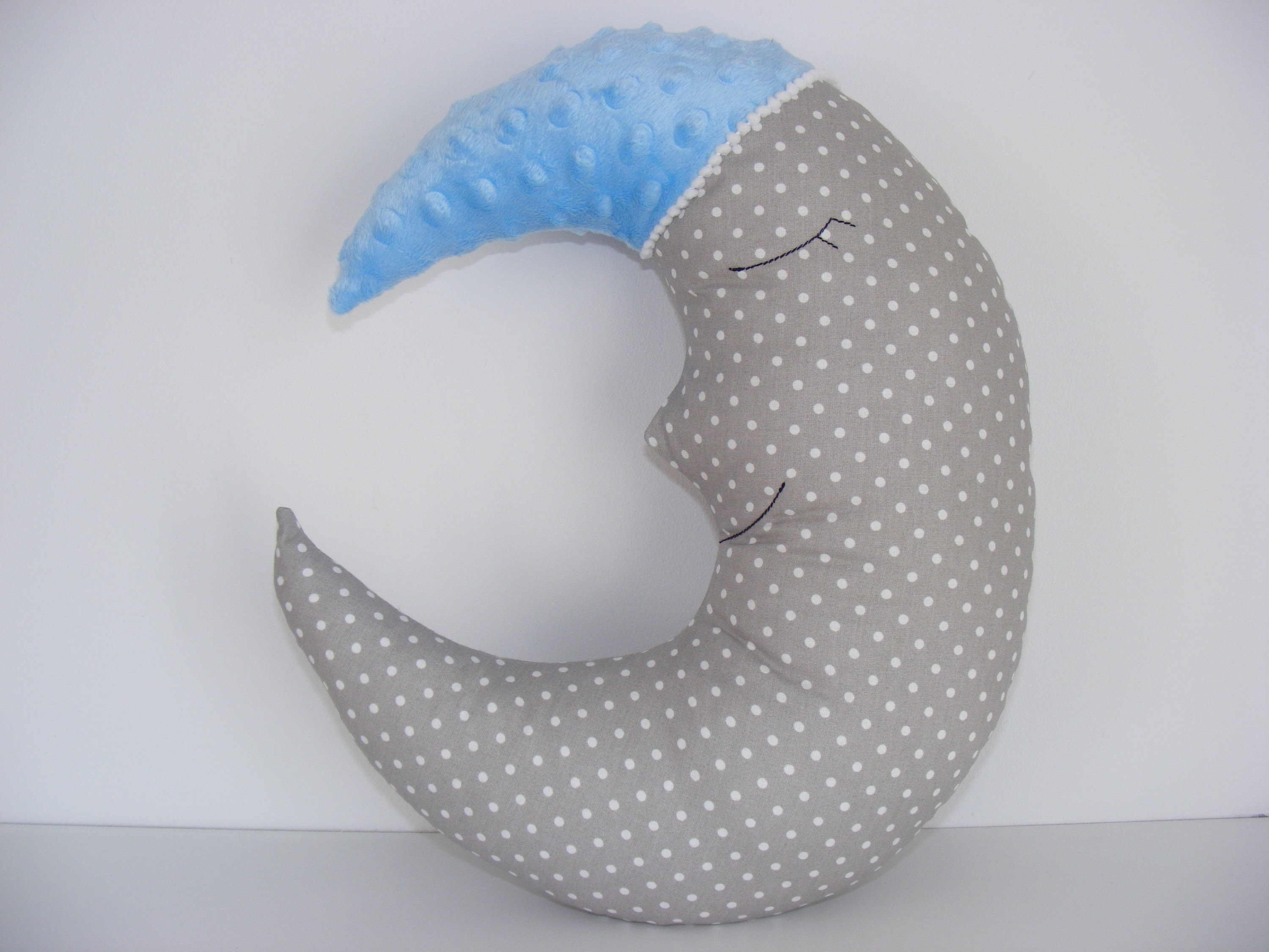 Moon Pillow Moon Cushion Crescent Moon Pillow Nursery Decor Etsy