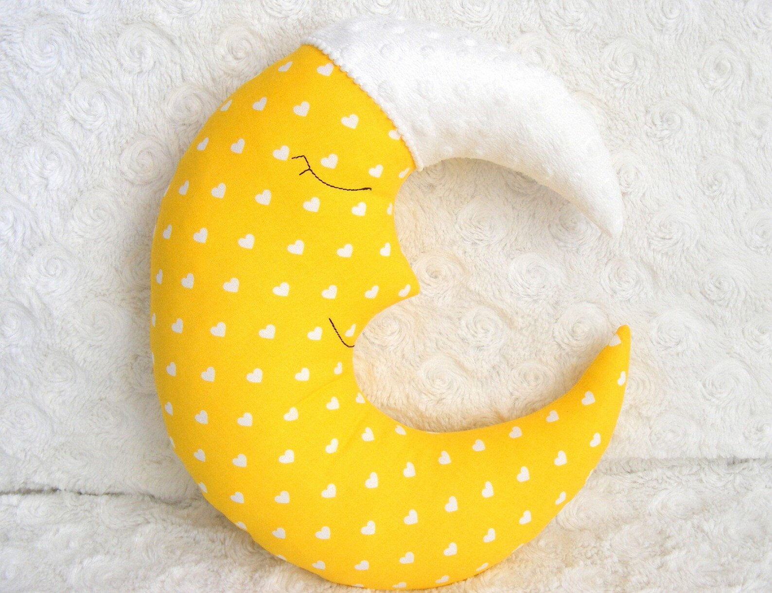 Moon Pillow Moon Cushion Crescent Moon Pillow Nursery Decor Etsy