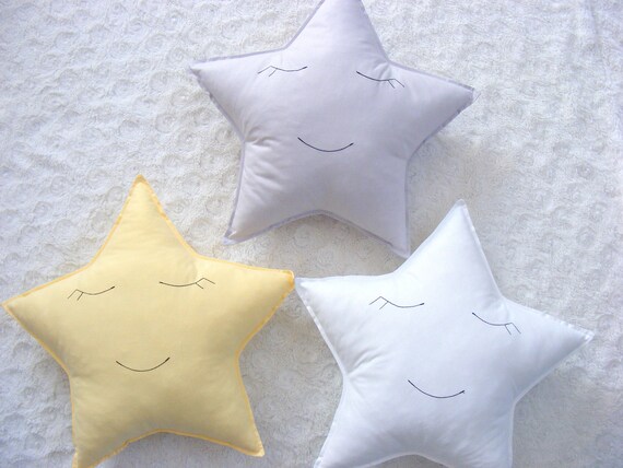 star pillows for nursery