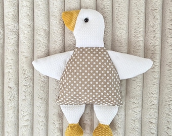Easy Goose Sewing Pattern PDF – Cute Duck Plush Toy DIY , Beginner Soft Toy Pattern , Baby Gift Sewing Tutorial – Instant Download