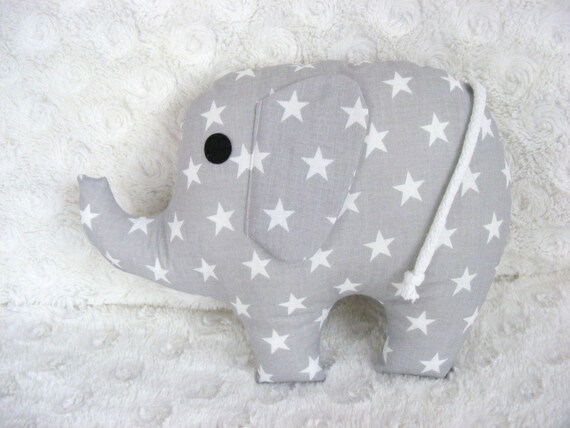 grey elephant pillow