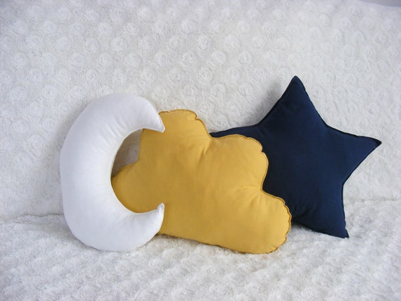 navy star pillow