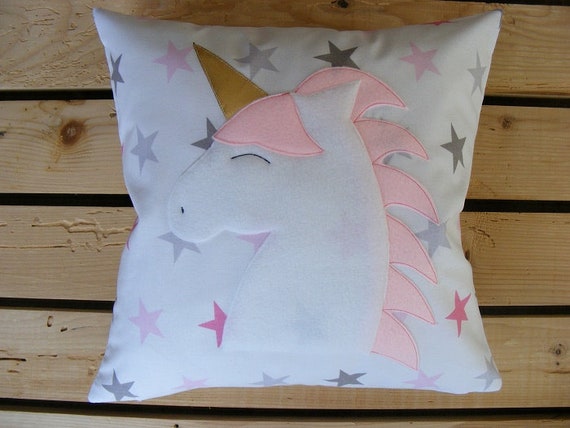 Baby Gift N22 Unicorns Pillow Cover I Believe in Unicorns Pillowcovers Unicorn Pillow Nursery Home Decor Baby Pillowcase