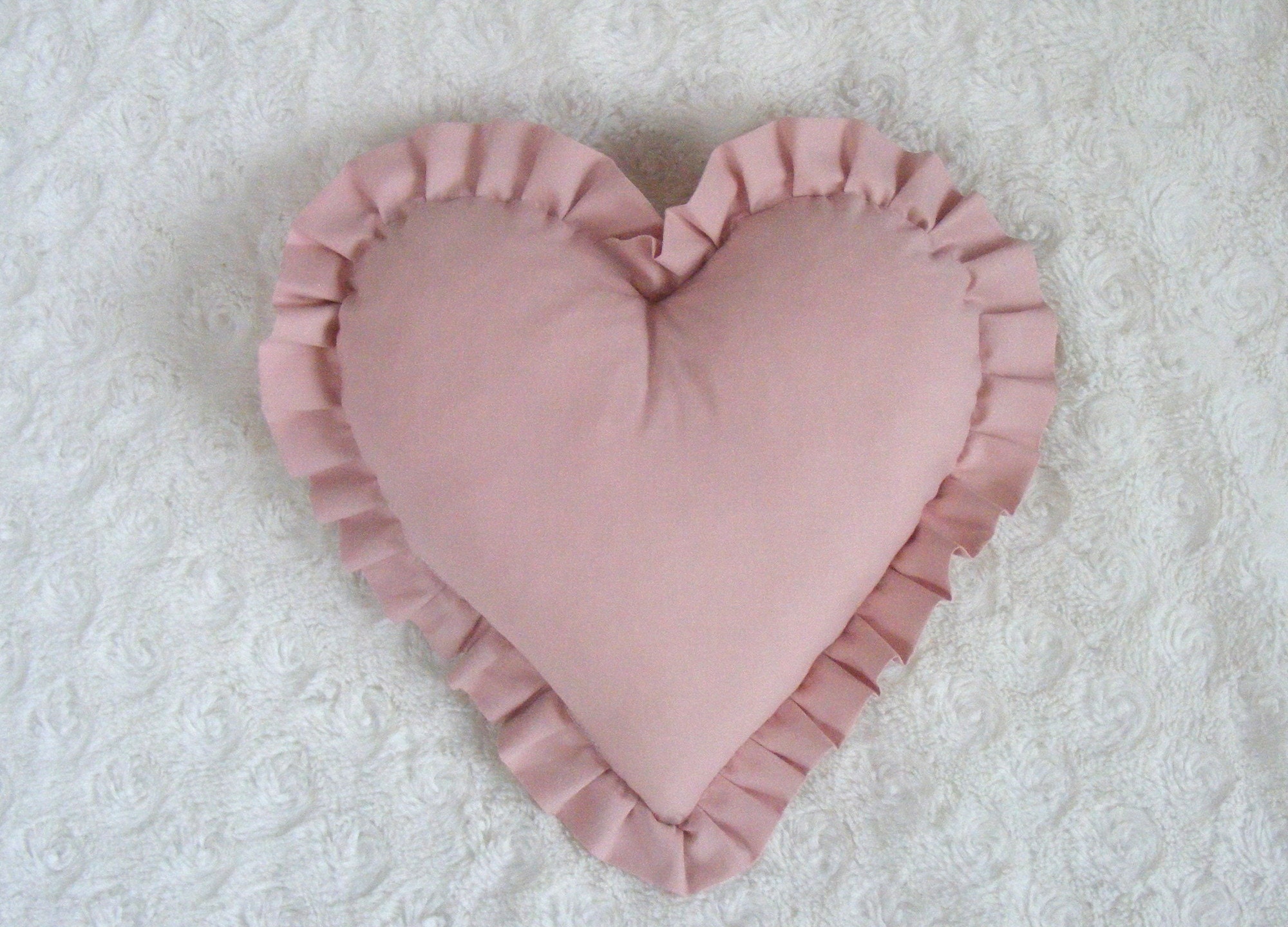 Almohada Corazon con volante cojin almohadas para ninos decoracion de la habitacion de los ninos almohadas para ninos Etsy Espana