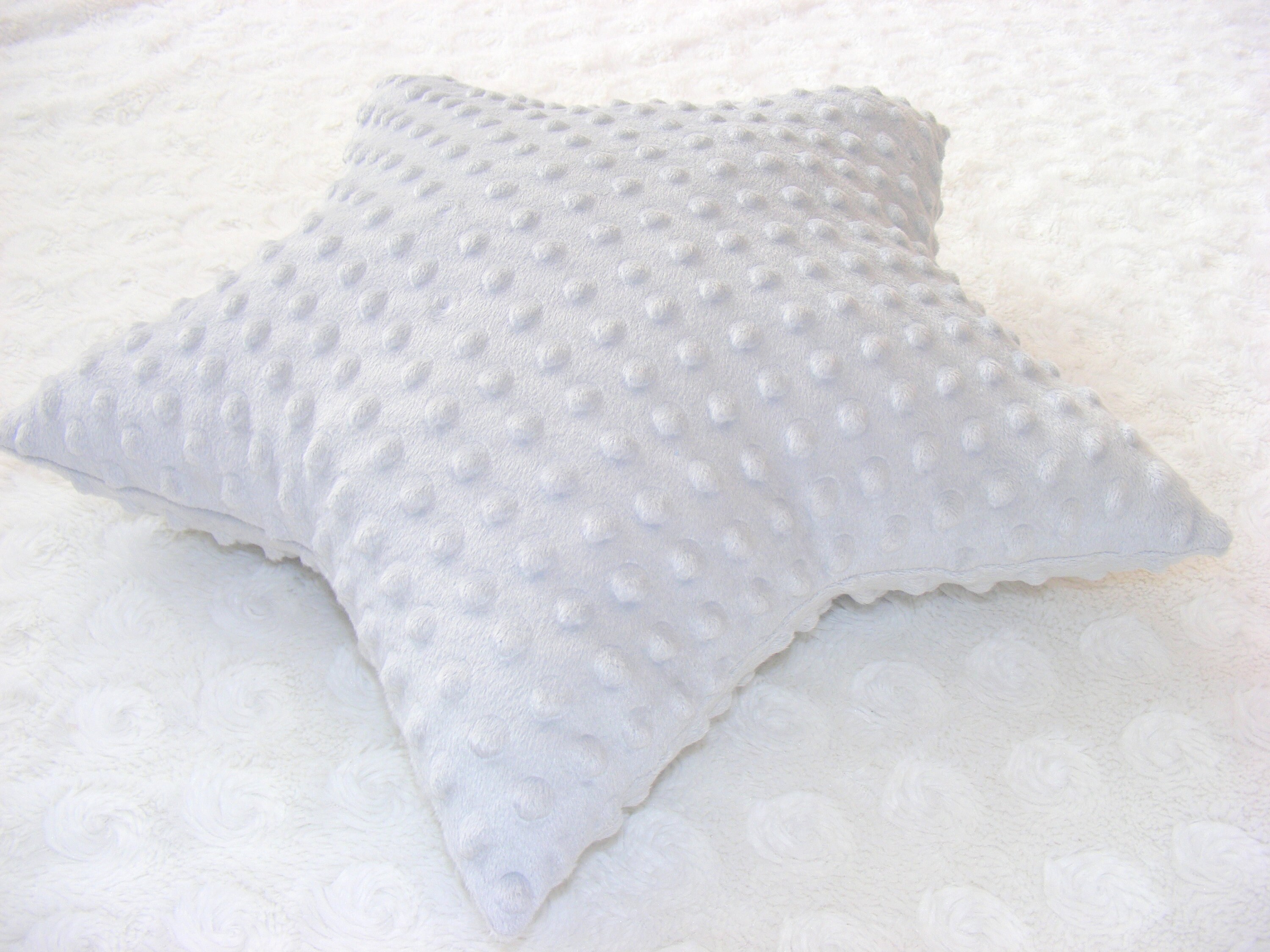 grey star pillow