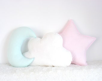cloud throw pillow