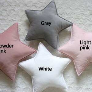 Velvet Star Cushion Star Pillow Star Velvet Star Cushion Star Pillow Star