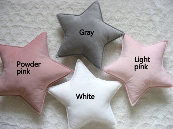 pink star cushion