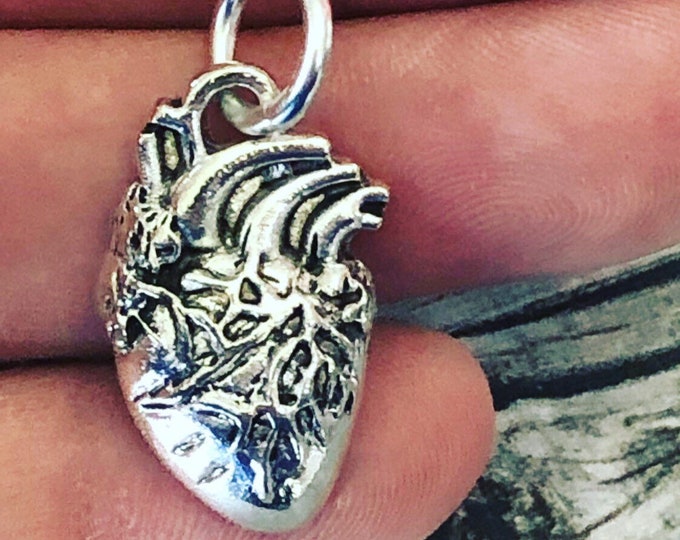 Nurse Anatomical Heart Necklace Heart Necklace CHD Awareness Earrings Cardiologist Doctor