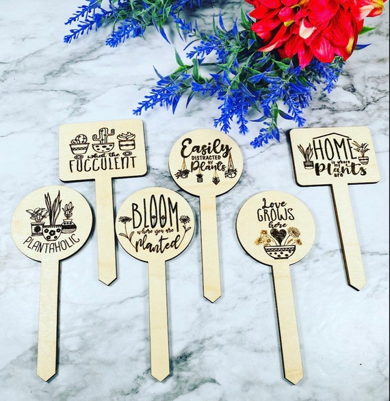 Garden/Plant Markers - Plant Stakes - Funny Plant Stakes - Can be personalized with any quote!!! Fast Shipping!!!!