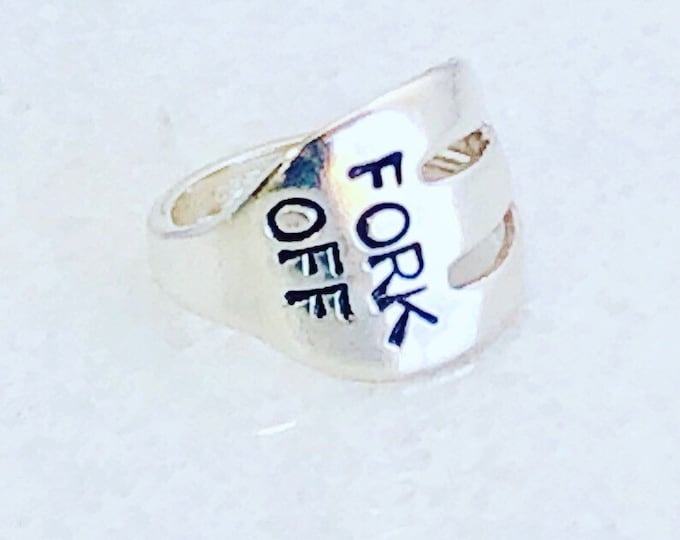 Fork Off - Repurposed Vintage Fork Ring
