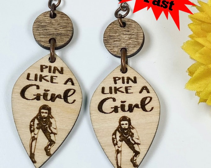 Girl Wrestler Earrings - Female Grappler - Empower Female Wrestlers!