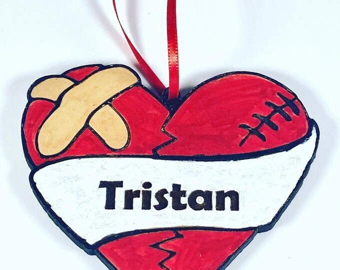Personalized CHD Christmas ornaments