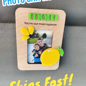 Photo frame Car Sun Visor Clips- Car Accessory - Visor Clip Pictures - Gift for Mom - Wallet sized photo