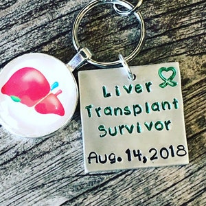 Liver Transplant Survivor Keychain or Necklace