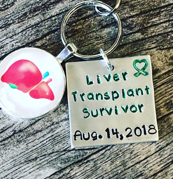 Liver Transplant Survivor Keychain or Necklace