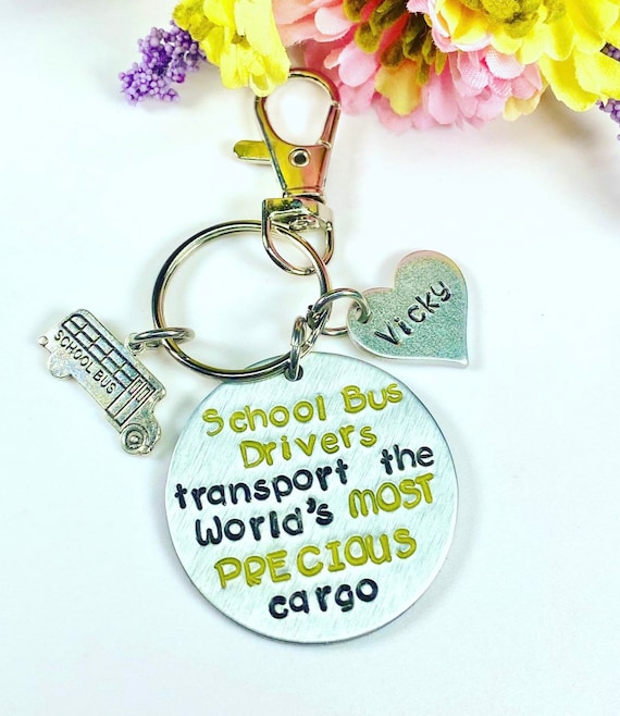 School Bus Driver Keychain - School Bus Driver Appreciation