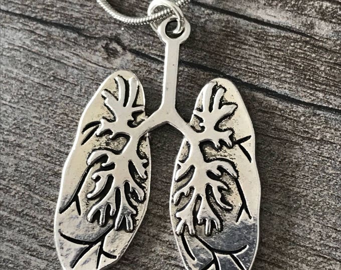 Lung Disease/Cystic Fibrosis Necklace or Keychain