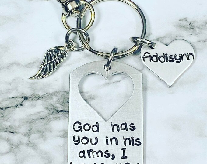 Personalized Memorial Necklace or Keychain