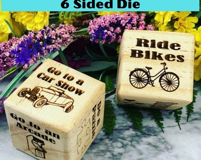 2” Custom Date Night/Activity dice - date night decision made easy-  Activity Dice - Anniversary - Date Night - Couple’s Date -Date Activity